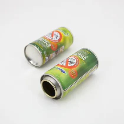 Empty tinplate aerosol insecticide tin cans