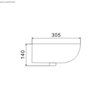 Wall hung basin