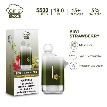 Airis Icon 5500puffs Disposable E-Cigarette POD Device