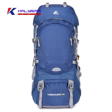 60L Waterproof Lightweight Hiking Backpack with Rain Cover
