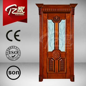 curved glass door veneer door hot sale