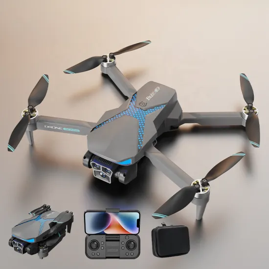 AE7 Pro FPV Quadcopter: Dual 4K Camera, Brushless Motors, Obstacle Avoidance, and HD WiFi Foldable Drone