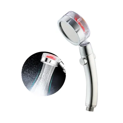 Shower Head With Fan Inside Turbo Fan Charged