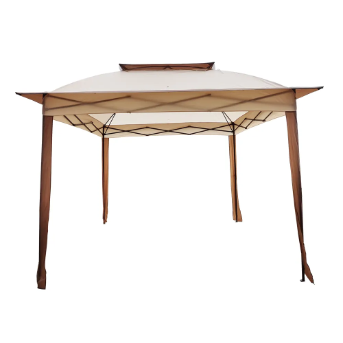 Gazebo Keluli Kalis Air Luar Moden 3x3 Boleh Tarik