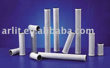 CTO Activated carbon filter cartridge with 5 micron