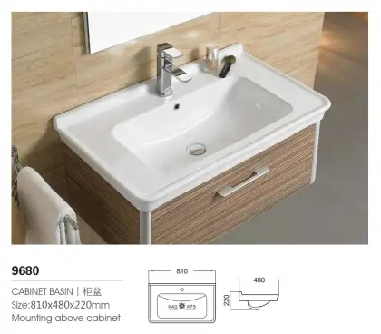 Special Design 703 Bathroom Cabinet Sink for Washing