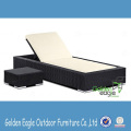 Rattan Outdoor Garden Rattan Lounger Beach Lounger