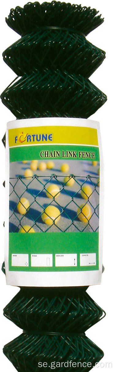 Chain Link Fence Galvaniserat eller PVC Coated