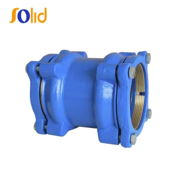Ductile iron Restrained coupling for PE pipe