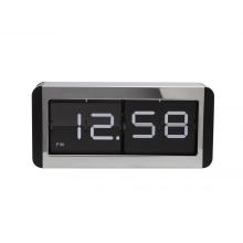 High Metal Box Flip Table Clock