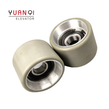 Elevator Guide Wheel: Escalator Handrail Belt Support Wheel with Aluminum/Plastic Core, Size 70*50, Model 6204