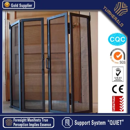 North American Market Accordion Door Bathroom