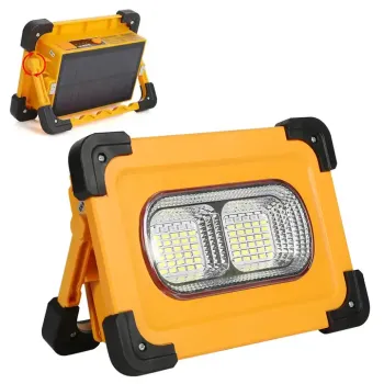 OEM Solar Charging Panel LED Working Light for Outdoor Camping and Emergency Use