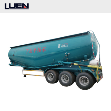 Second Hand 4 Axle Mechanical Suspension Bulk Cement Tank Trailers 30-60 Cubic Meters