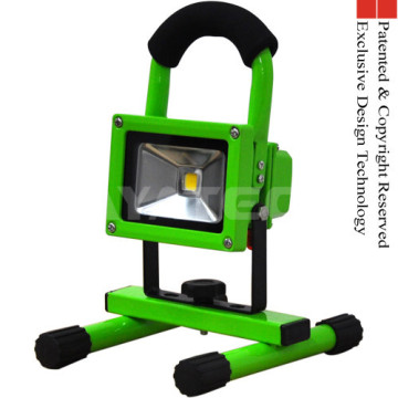 Color verde 10w Led trabajo ligero portátil recargable