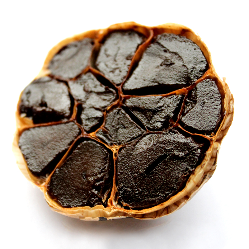 Fermented Black Garlic With No Pungent Odor