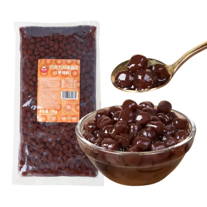 2022 Exclusive: Chocolate Flavor Crystal Boba for Boba Milk Tea - Ready to Enjoy!