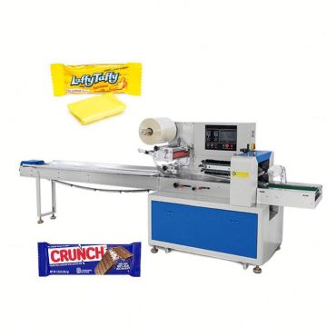 Horizontaler Durchflusspackungsmaschine für Snacks, Zahnbürsten und Haustiernahrung