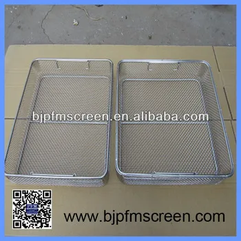 Stainless steel sterilization tray/basket