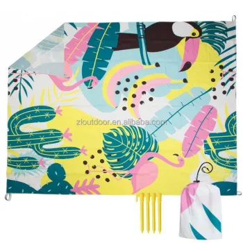 Extra Large Sand-Free Waterproof Portable Picnic Blanket for Hiking and Camping