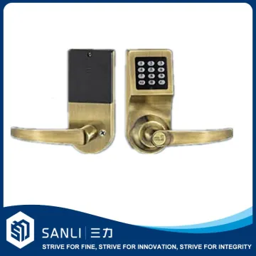 Zinc alloy digital handle door lock