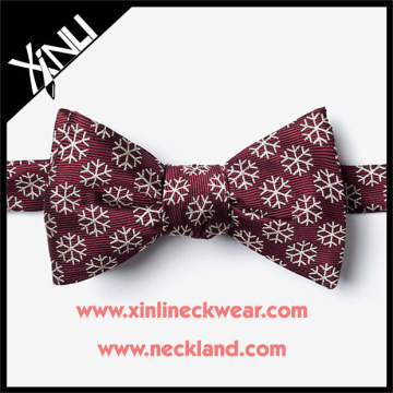 100% Handmade Mens Silk Jacquard Woven Wholesale Custom Christmas Bow Ties