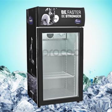 Table Top Glass Door Mini Fridge for Drink Promotion