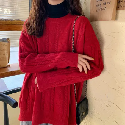 Daily Casual Sweater Crewneck Women Sex Sweater