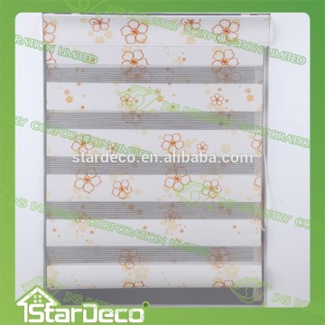 Fashion Designs Motorized Zebra Blinds Polyester Motorized blind