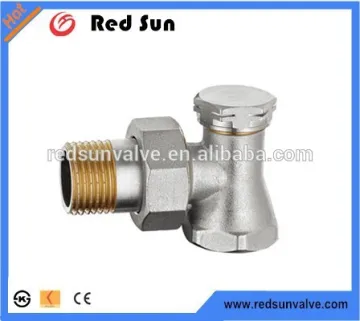 HR5041 brass drain angle chrome radiation valve