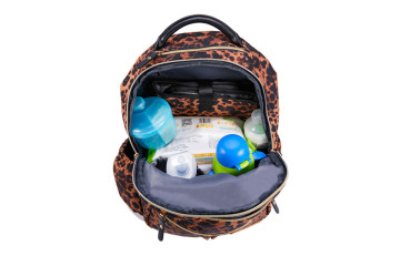 Simple leopard print Mummy backpack