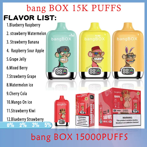 Wholesale Vape Bang King Digital Box 15000 Puffs