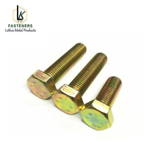 DIN933 Высокопрочные метрические винты с шестигранной головкой и полной резьбой