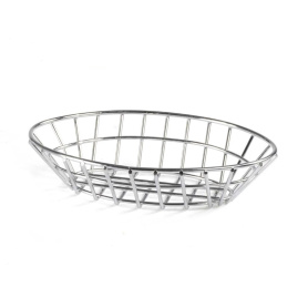 Stainless Steel Wire Kitchen Oval Bread Basket set