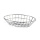 Stainless Steel Wire Kitchen Oval Bread Basket