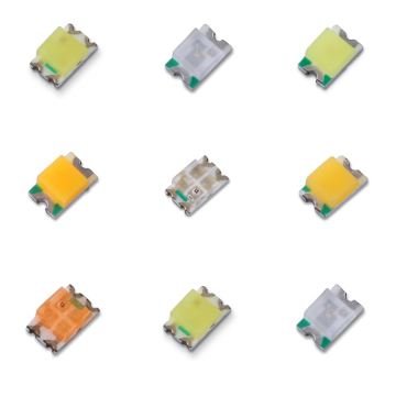 High Brightness LED Factory Outlet: White Light 0805 LED Beads in Yellow, Red, Pink, Purple, Blue-Green