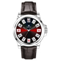 Automatische Uhr des Royal Flush Poker Man's