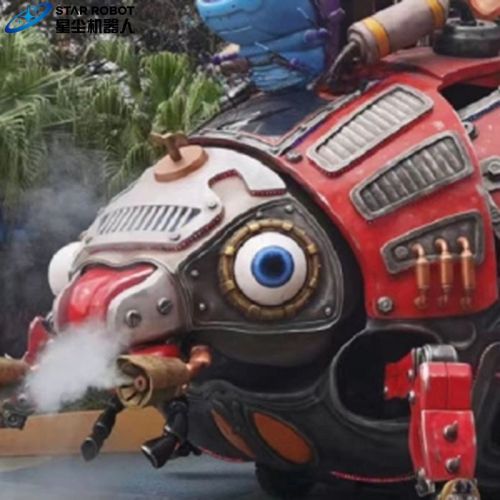 Robot mech untuk parade karnaval float