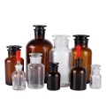 Wide mouth Amber Reagent Bottle with stopper 30ml