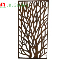 Garden landscaping corten screen panel landscaping