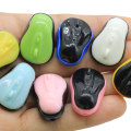 100PCS Miniature Computer Mouse Dolls Flat back Avocado Kawaii Cabochons Charms Hair Bow Center Kid Girl Gift Crafts