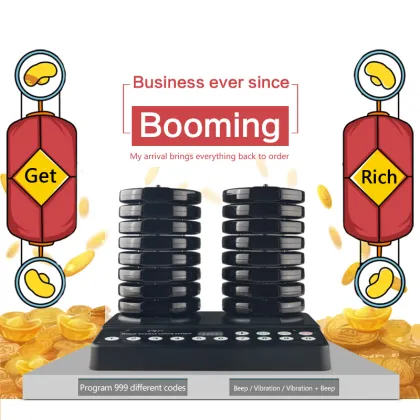 Long Range Wireless Buzzer Call System for Restaurant Queues at Cheaper Prices