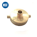 3/4" NPT Full Flow Blue Handle Wheel Brass Boiler Drain Valve