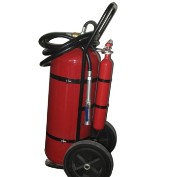 Trolley Powder Fire Extinguisher with CO2 Cartridge, CO2 Cartridge Trolley Fire Extinguisher