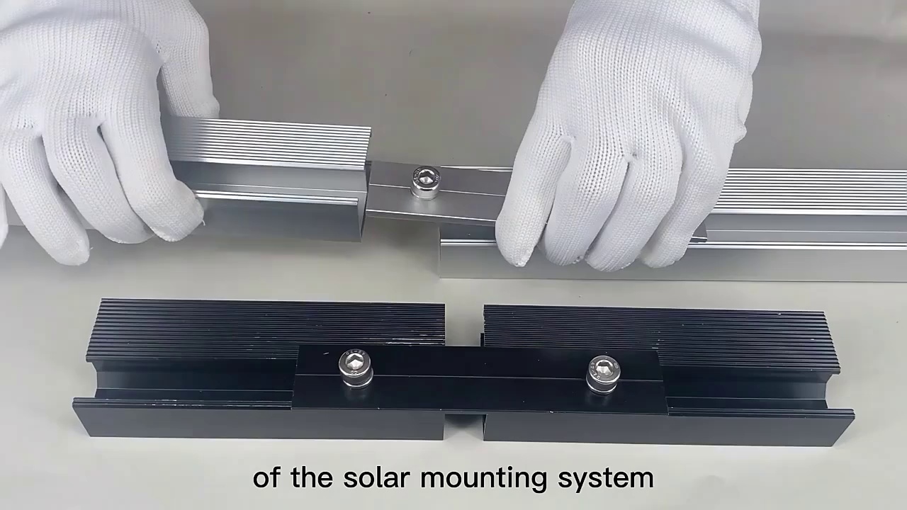 Cost-Effective Solar Mounting System Rail Splice