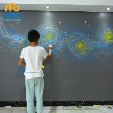 Non Porous Huge Plain Gray Chalkboard