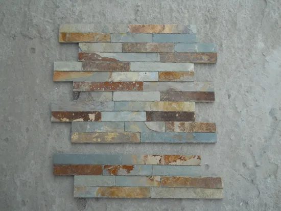 Thin Stone Cladding Natural Rustic Slate 36x10cm