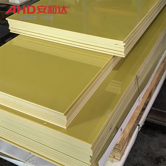 Yellow Epoxy Fiberglass Sheets stock