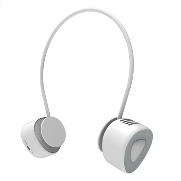 Portable USB Rechargeable Neckband Fan - Leafless Mini Bladeless Fan