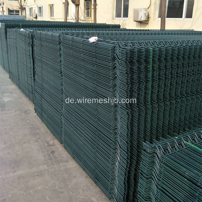 PVC-beschichtete geschweißte Maschendraht-Zaun-Platten